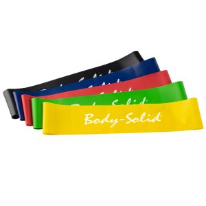 Body Solid BSTBM-5 Pack Mini Resistance Bands