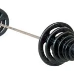 York Iso-Grip Steel 300 Pound Olympic Plate Set - York Barbell - image 2