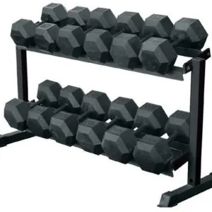 York 2-Tier Pro-Hex Dumbbell Rack - York Barbell - image 1