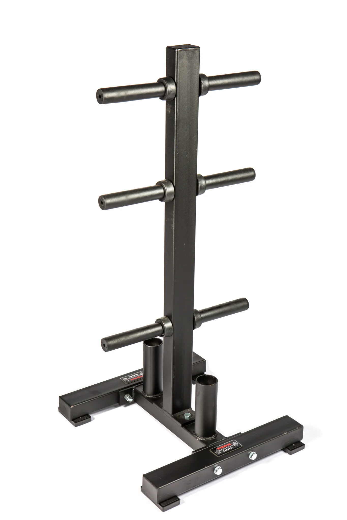 York Olympic Weight Plate Tree with Barbell Storage - York Barbell - image 1