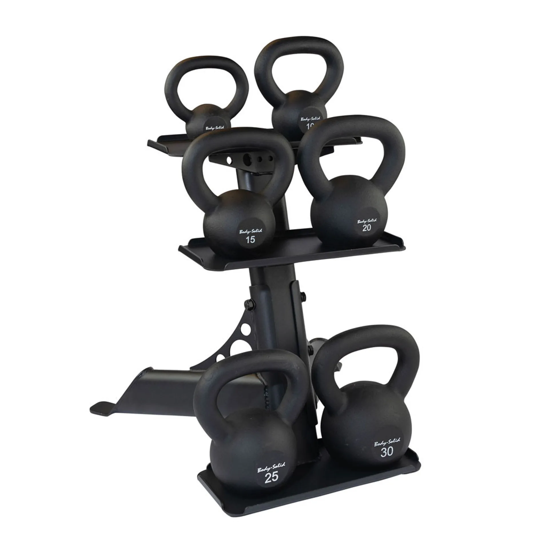 Body-Solid KBRS105PACK 5-30 lb. Powder Coat Kettlebell Package - Body Solid - image 1