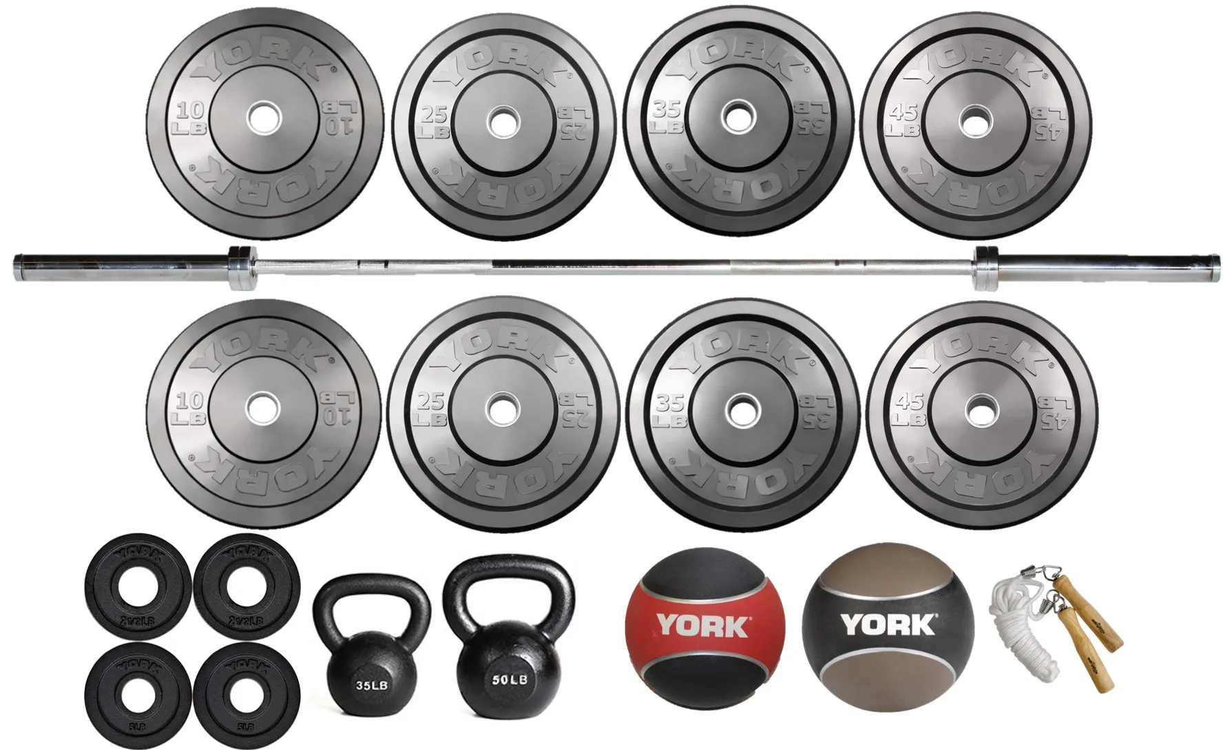 York Garage Gym Starter Package - York Barbell - image 1