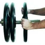 York Iso-Grip Steel 300 Pound Olympic Plate Set - York Barbell - image 3