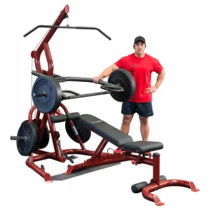 Body Solid GLGS100P4 Corner Leverage Gym Package - Body Solid - image 1