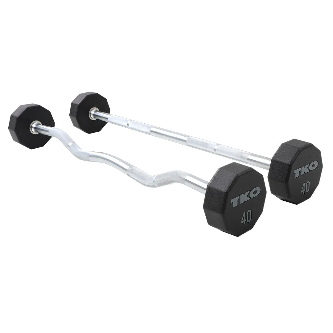 TKO Fixed Straight Barbell Set 20-110 Pounds - TKO - image 2