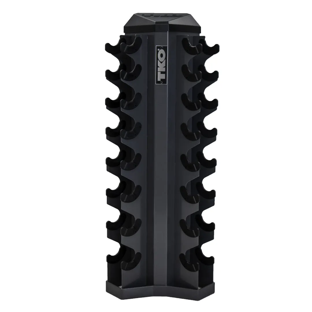8 Pair Vertical Dumbbell Rack - TKO - image 1