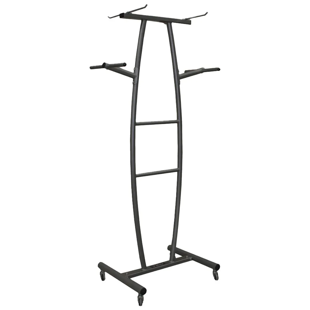 850MRCommercialMatRackBLACK.jpg TKO Commercial Hanging Club Mat Rack - TKO - image 1