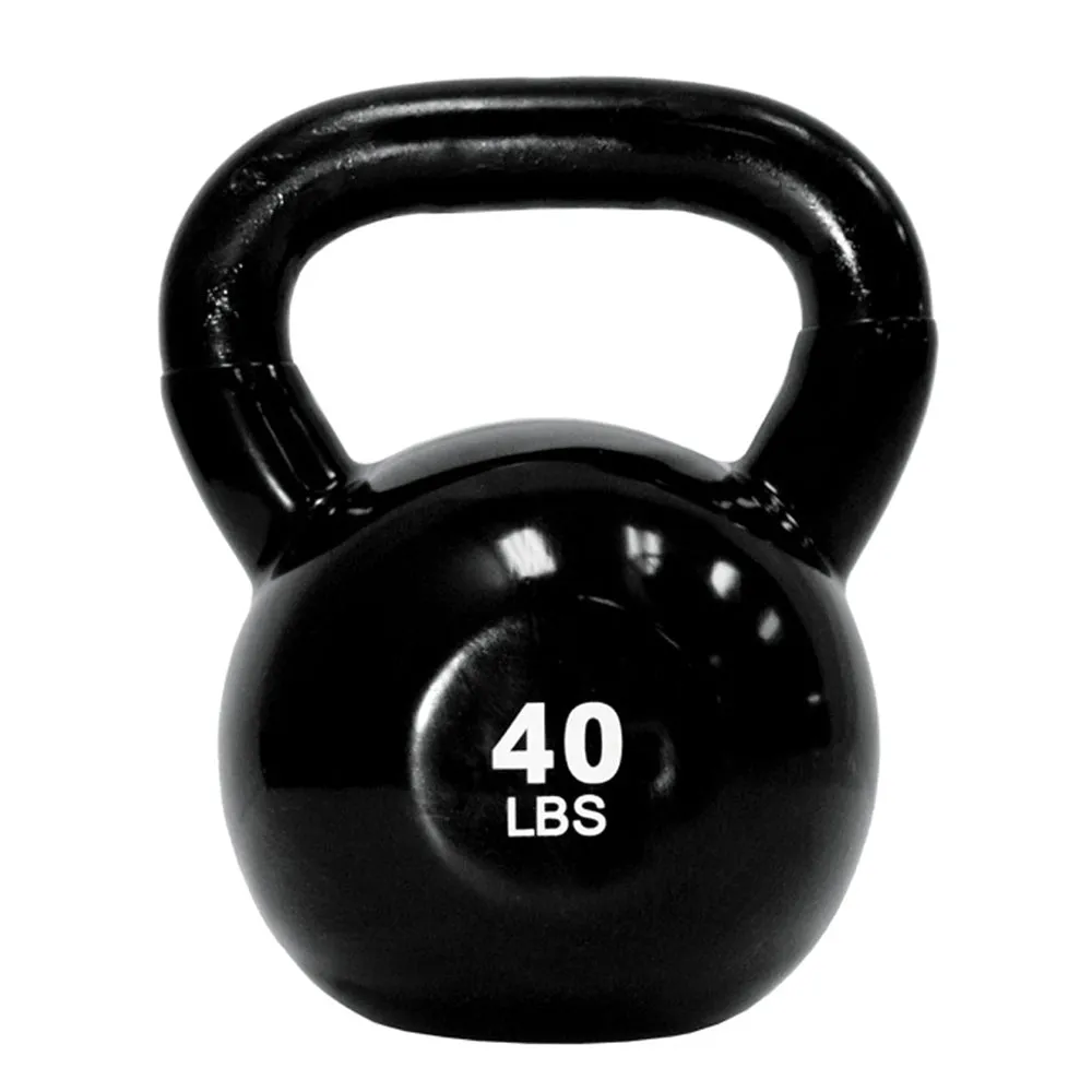 857KBV-40_1000_e3c70a98-ae57-42a2-a6f0-2942b3ada671.jpg TKO 5-50 Pound Vinyl Kettlebell Set w/ 2 Tier Rack - TKO - image 6