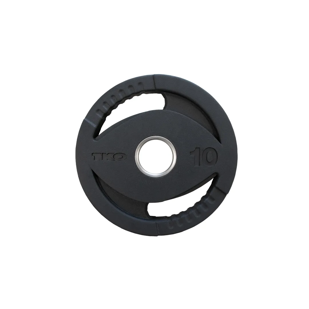10plate TKO 300 Pound Olympic Rubber Plate set w/1,000 Pound Bar & Collars - TKO - image 17