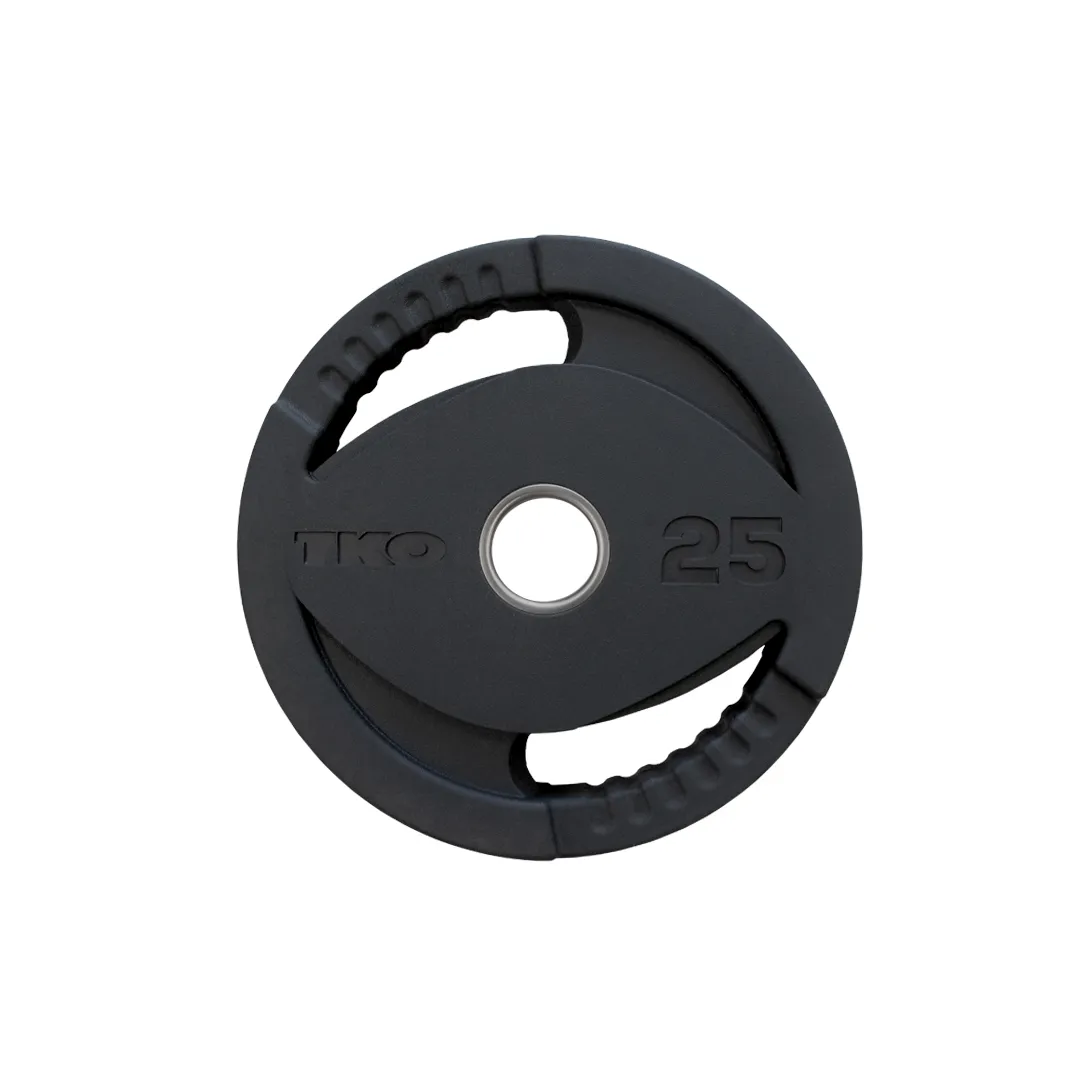 25plate TKO 300 Pound Olympic Rubber Plate set w/1,000 Pound Bar & Collars - TKO - image 13