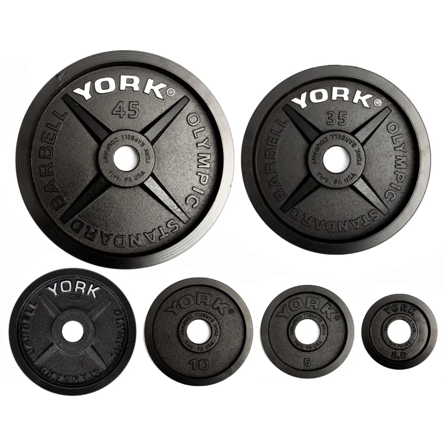 York Barbell 2″ Legacy Cast Iron Precision Milled Olympic Plate - York Barbell - image 2